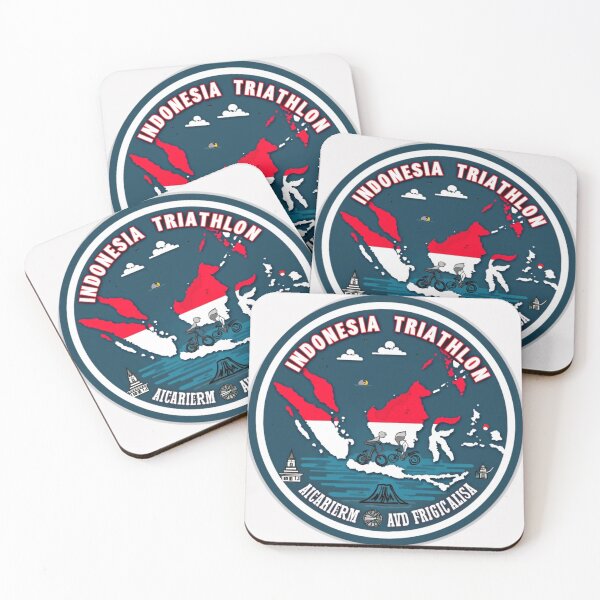 Item preview, Swim. Bike. Run. Indonesia – Endurance Athlete Apparel designed and sold by Triathlongram.