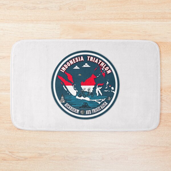 Item preview, Swim. Bike. Run. Indonesia – Endurance Athlete Apparel designed and sold by Triathlongram.