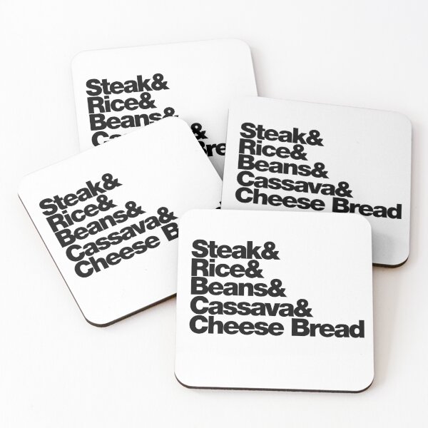 Item preview, Steak& Rice& Beans& Cassava& Cheese Bread designed and sold by studiobrazuka.