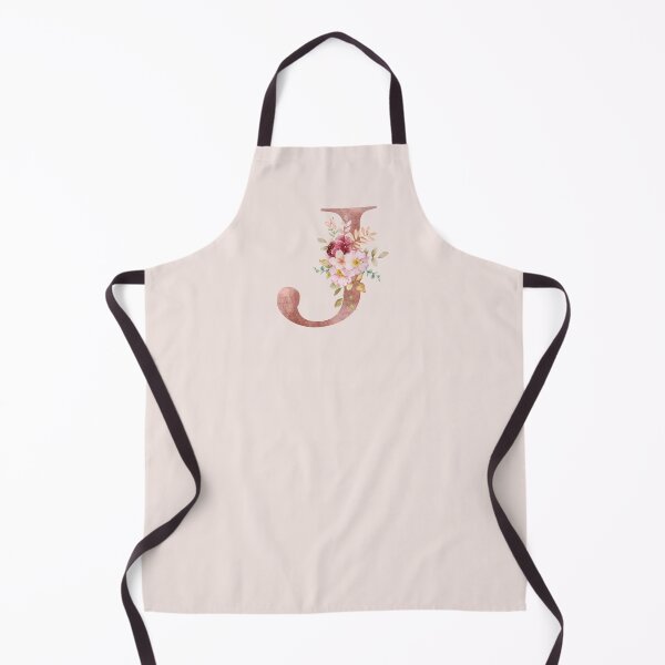 Item preview, Rose Gold Watercolour Letter J Floral Monogram designed and sold by NicheFifty-Two.