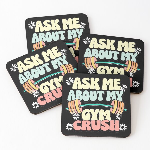 Item preview, Ask Me About My Gym Crush: Bold Fitness Humor | Playful Gym Vibes: Ask Me About My Crush designed and sold by JOY STORE 45.