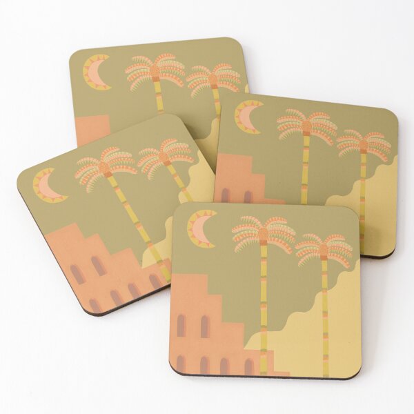Item preview, Morrocan moon Palms  designed and sold by palmandpaper.