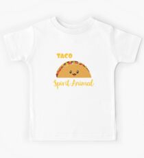 Taco ist mein Geist Tier lustig lecker Kinder T-Shirt
