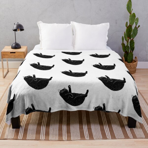 Item preview, Relaxed Black Cat Bliss designed and sold by JollyCritters.