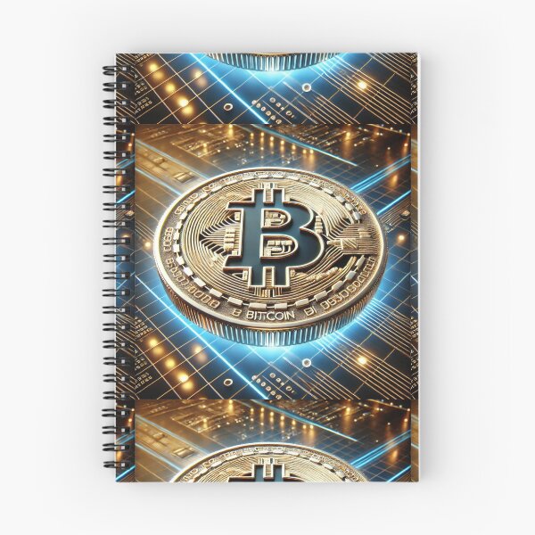 Item preview, Futuristic Bitcoin Glow: A Tribute to Digital Currency Innovation designed and sold by Meta2Physical.