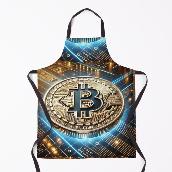 Item preview, Futuristic Bitcoin Glow: A Tribute to Digital Currency Innovation designed and sold by Meta2Physical.