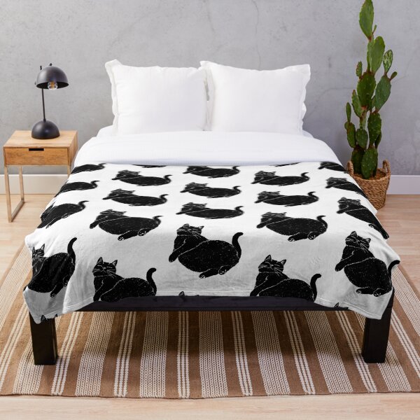 Item preview, Relaxed Black Cat Bliss designed and sold by JollyCritters.