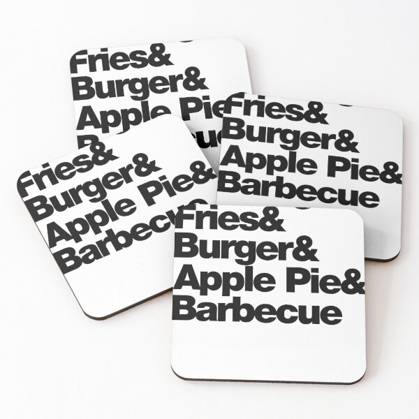 Item preview, Burger& Fries& Hot Dog& Apple Pie& Barbecue designed and sold by studiobrazuka.