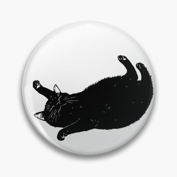 Item preview, Relaxed Black Cat Bliss designed and sold by JollyCritters.