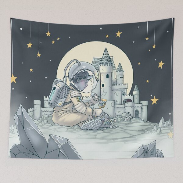 Item preview, Sandcastles on the Moon designed and sold by Nicole Gunter.
