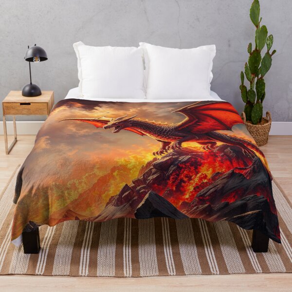 Item preview, Red Dragon and Erupting Volcano designed and sold by Skye Ryan-Evans.