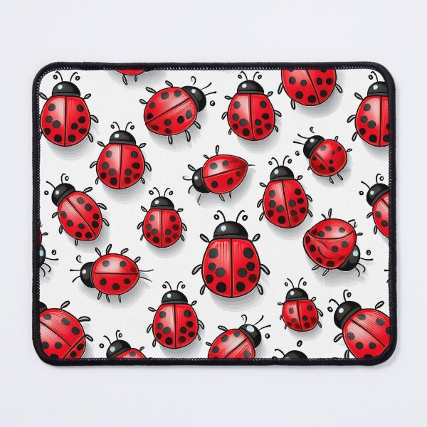 Item preview, Lucky Ladybug Seamless Pattern designed and sold by LianaCreates.