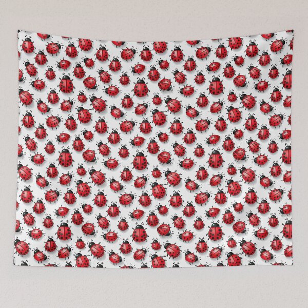 Item preview, Lucky Ladybug Seamless Pattern designed and sold by LianaCreates.