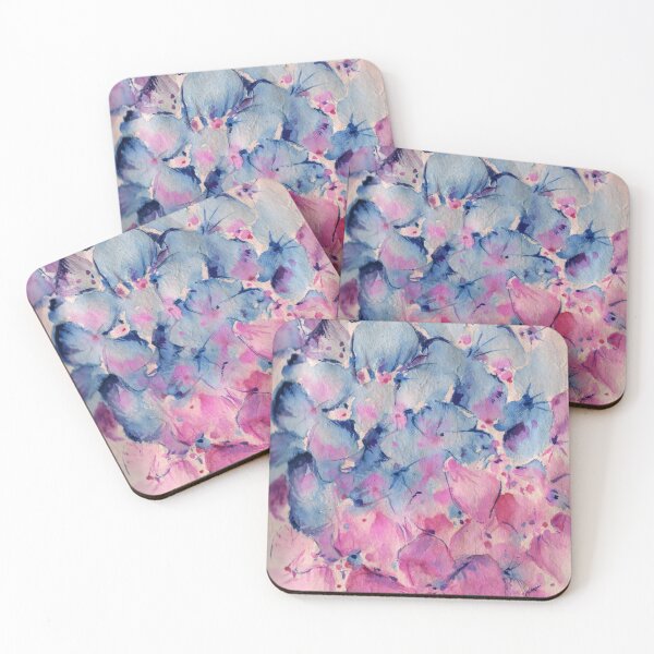 Item preview, Baby Blue and Pink Hydrangea designed and sold by umasharda.