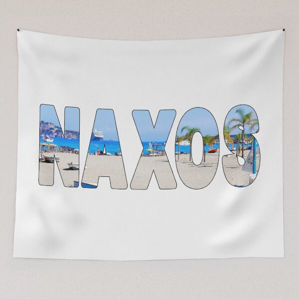 Item preview, NAXOS - Giardini Sicily Beautiful Beach with Cruise Ship designed and sold by Adam Gormley.