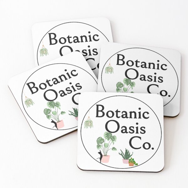 Item preview, Botanic Oasis Co. logo designed and sold by VondasCreations.