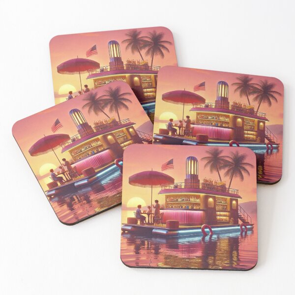 Item preview, Chilling at the pontoon boat designed and sold by deepdrinks.