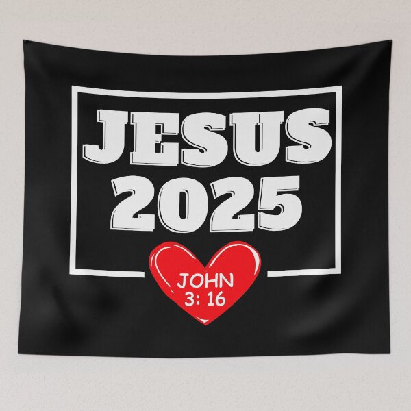 Item preview, JESUS 2025, Christian Quotes designed and sold by MoriaStore.