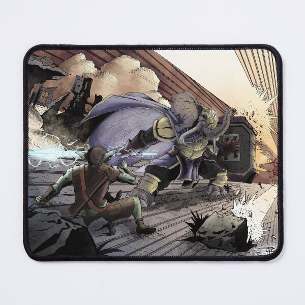 Item preview, Epic D&D Showdown – Loxodon Paladin Vs. The Beholder designed and sold by Justin Powers.