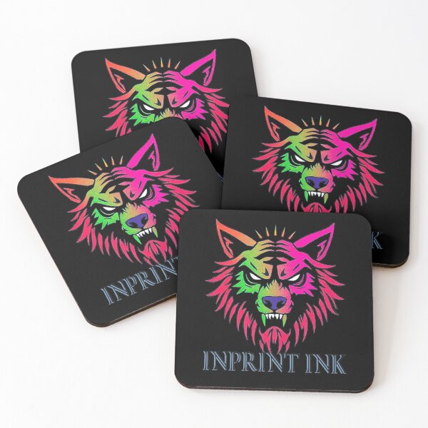 Item preview, inprint ink wolf head designed and sold by inprintink.
