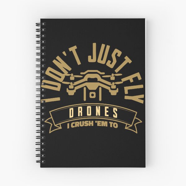 Item preview, I Don’t Just Fly Drones I Crash Them Too Pilot Pun designed and sold by dudelinart.