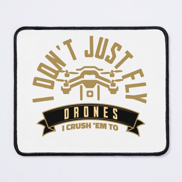Item preview, I Don’t Just Fly Drones I Crash Them Too Pilot Pun designed and sold by dudelinart.