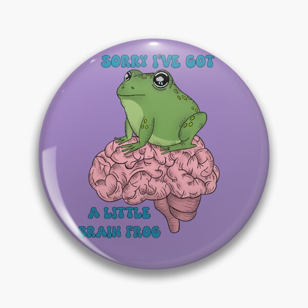 Item preview, Sorry I’ve got a little brain frog  designed and sold by WrensDgtDesigns.