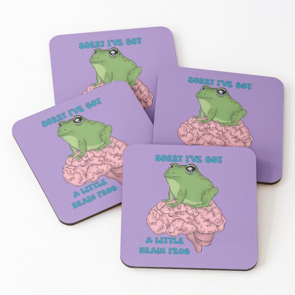 Item preview, Sorry I’ve got a little brain frog  designed and sold by WrensDgtDesigns.