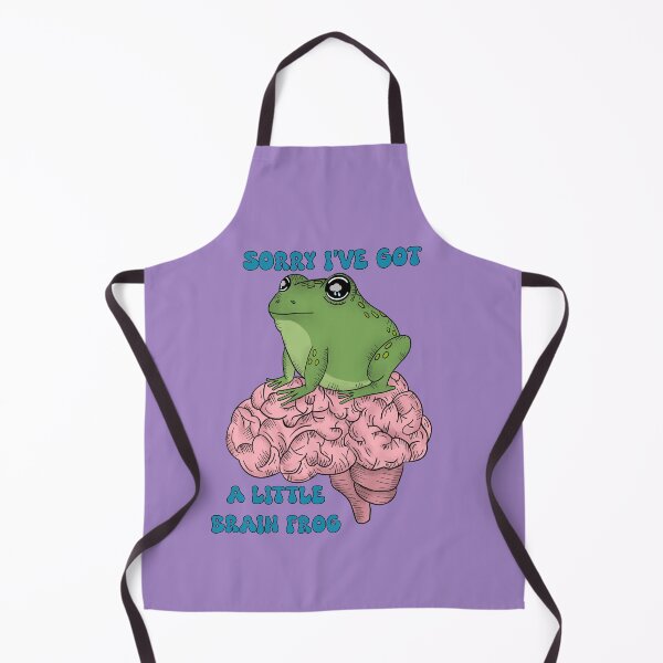 Item preview, Sorry I’ve got a little brain frog  designed and sold by WrensDgtDesigns.