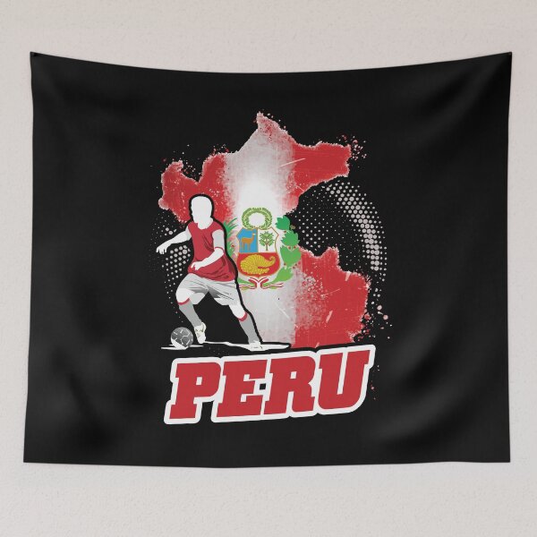 Item preview, Football Soccer Peru Flag designed and sold by TomGiantDesigns.
