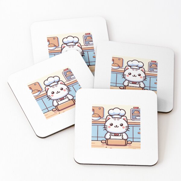 Item preview, Baker cat designed and sold by FrankiesArt95.