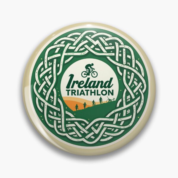 Artikelvorschau, Irland-Triathlon – Schwimmen, Radfahren, Laufen mit irischem Stolz" entworfen und verkauft von Triathlongram.