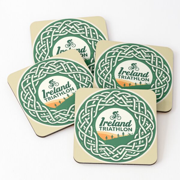 Item preview, Ireland Triathlon – Swim, Bike, Run with Irish Pride" designed and sold by Triathlongram.