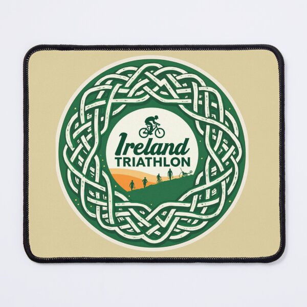 Item preview, Ireland Triathlon – Swim, Bike, Run with Irish Pride" designed and sold by Triathlongram.
