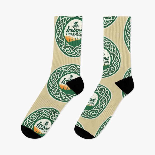 Item preview, Ireland Triathlon – Swim, Bike, Run with Irish Pride" designed and sold by Triathlongram.
