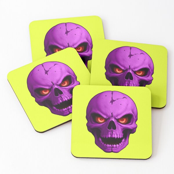 Item preview, Screaming Purple Skull Knight Grim Reaper designed and sold by hauntedtees.