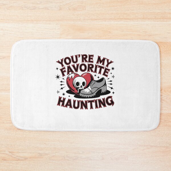 Item preview, You're My Favorite Haunting Big Shoe Design - Goth Valentines Design designed and sold by Peter Stawicki.