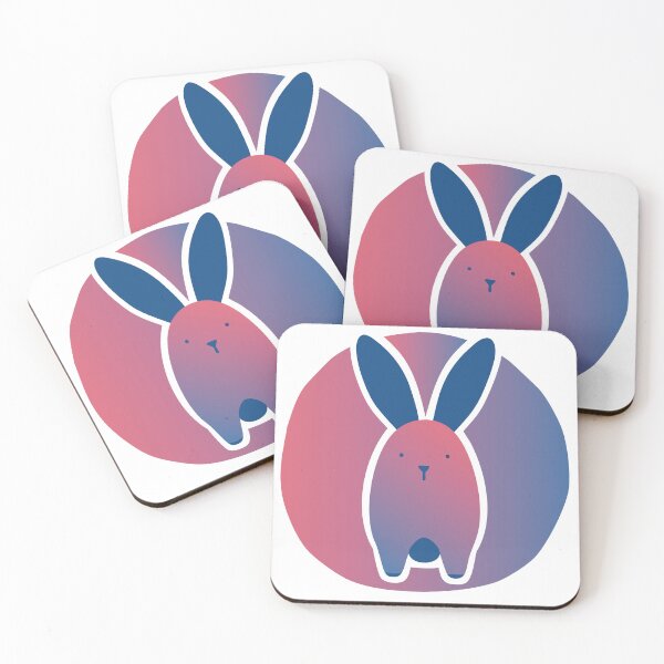 Item preview, Ominous Little Gradient Rabbit of Doom designed and sold by Lyonyx.