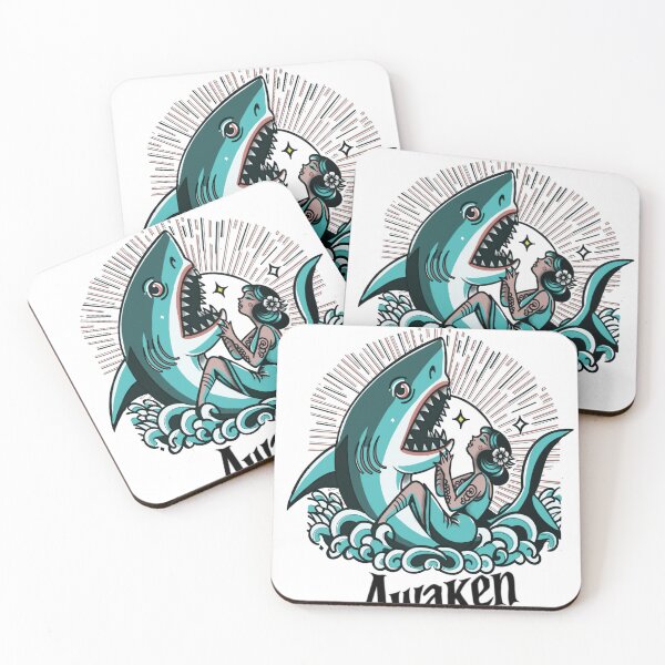 Item preview, Awaken ink shark bait tattoo designed and sold by Awakenink.