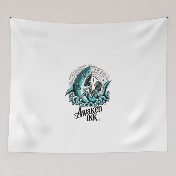 Item preview, Awaken ink shark bait tattoo designed and sold by Awakenink.