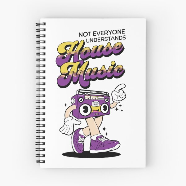 Item preview, HOUSE MUSIC  - Not Everyone Boombox (Black/purple)  designed and sold by Discothreadz.