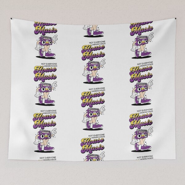 Item preview, HOUSE MUSIC  - Not Everyone Boombox (Black/purple)  designed and sold by Discothreadz.