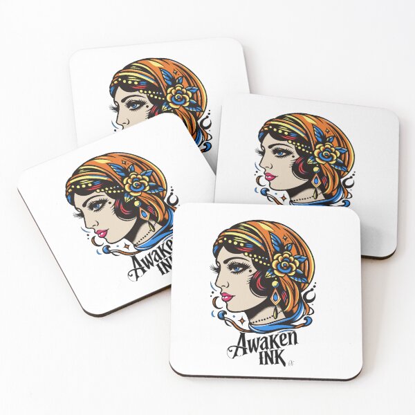 Item preview, Awaken ink gypsy tattoo flash designed and sold by Awakenink.