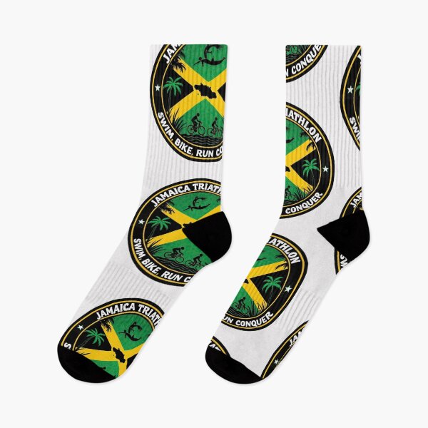 Item preview, Jamaica Triathlon – Swim, Bike, Run with Island Vibes designed and sold by Triathlongram.