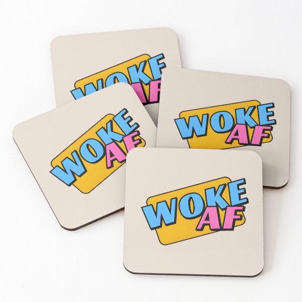 Item preview, Woke AF (almond) designed and sold by MD-Propaganda.