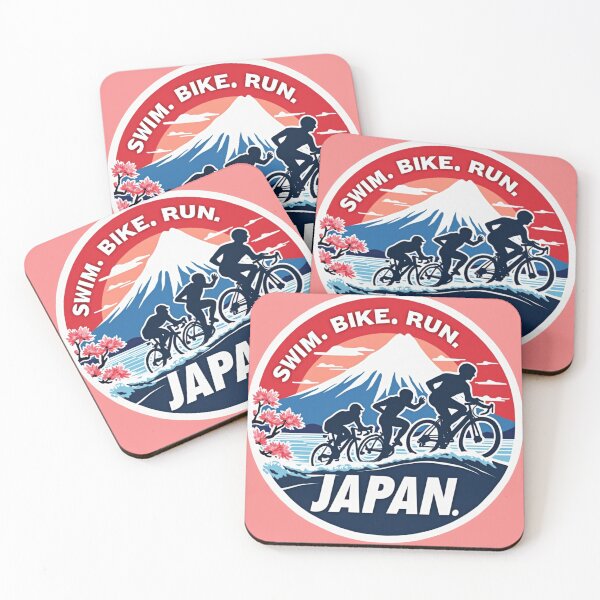 Item preview, Japan Triathlon – Swim, Bike, Run with Samurai Spirit designed and sold by Triathlongram.