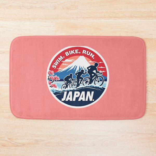 Item preview, Japan Triathlon – Swim, Bike, Run with Samurai Spirit designed and sold by Triathlongram.