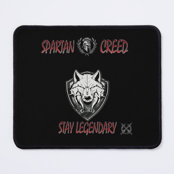 Item preview, SPARTAN CREED: STAY LEGENDARY , WORK OUT, GYM WEAR designed and sold by MK-GRAPHICS2020.