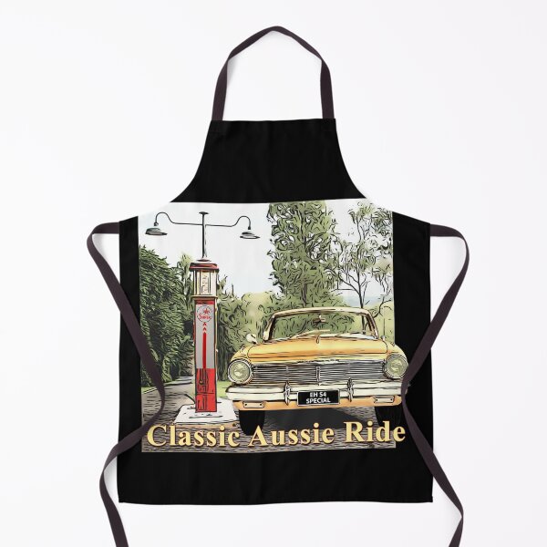 Artikelvorschau, Holden EH S4 Bathurst Special – Klassische australische Automobilikone auf schwarzem Hintergrund entworfen und verkauft von Michael van der Hoorn.
