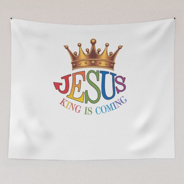 Item preview, Jesus The King Is Coming  designed and sold by Flirt-Teez.